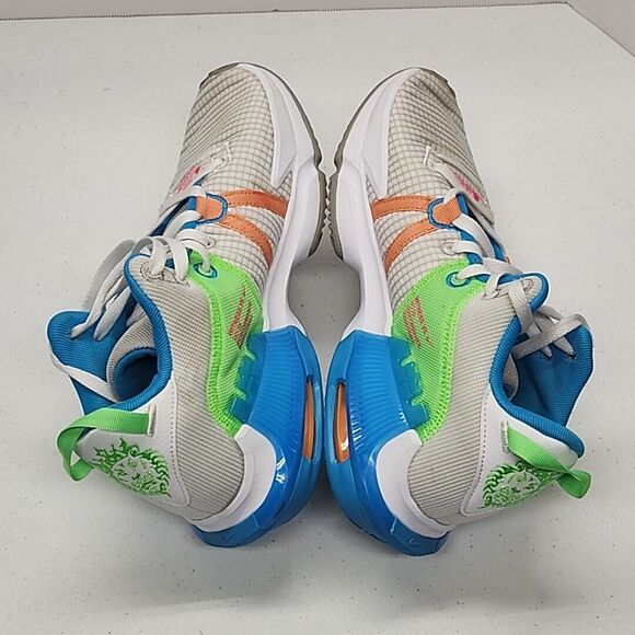 Nike LeBron Witness 7 Sneakers Grey Fog Hyper Pink DM1123-003 Trainers Size 10 - Picture 8 of 15